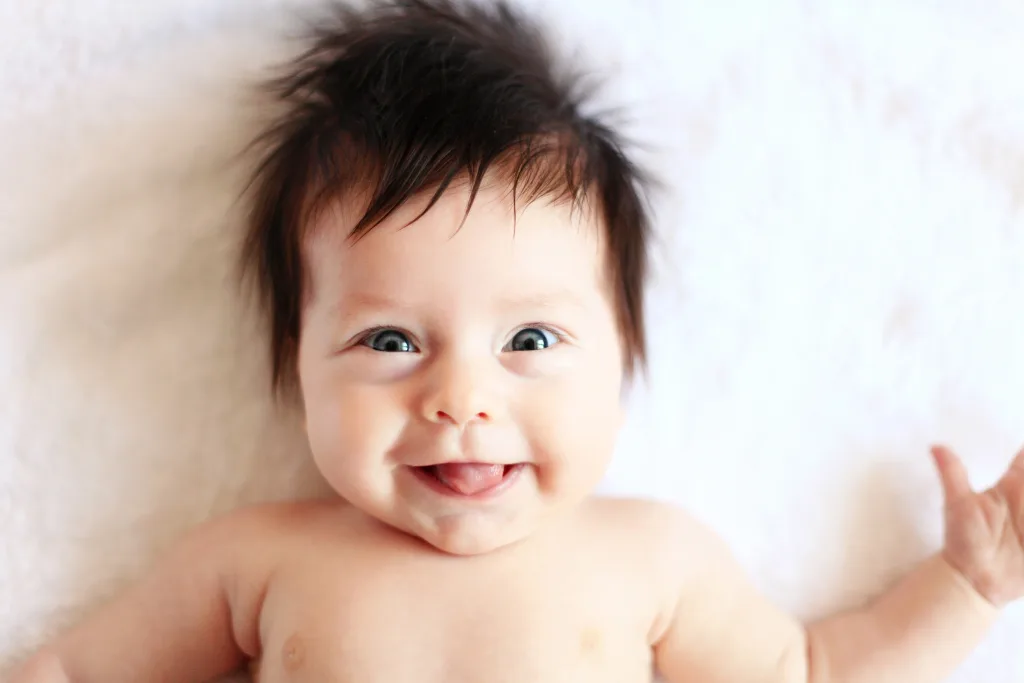 smiling baby